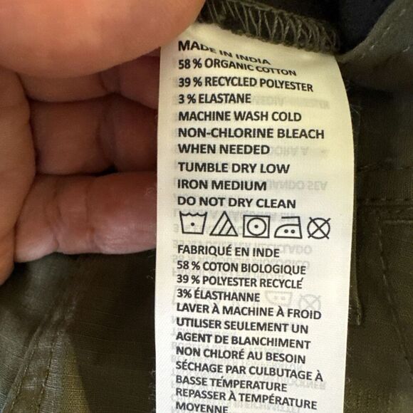 Prana Mens 32X8 Green Standard Fit Double Peak Cargo Shorts #1968441 - Picture 4 of 5